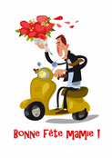 Mamie en escapade color&eacute;e et gourmande